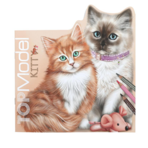 TOPModel Kitty Colouring Book Figural KITTY and DOGGY 12713