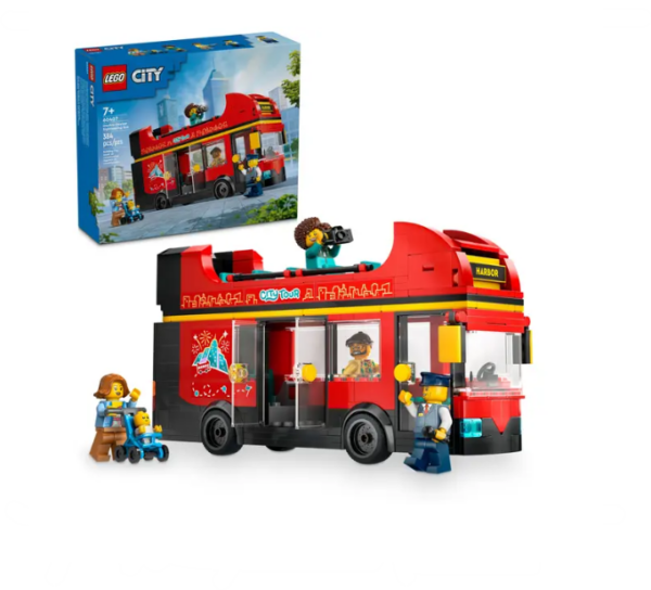 Lego City Red Double-Decker Sightseeing Bus - 60407