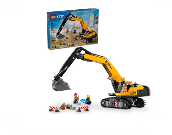Lego City Yellow Construction Excavator - 60420