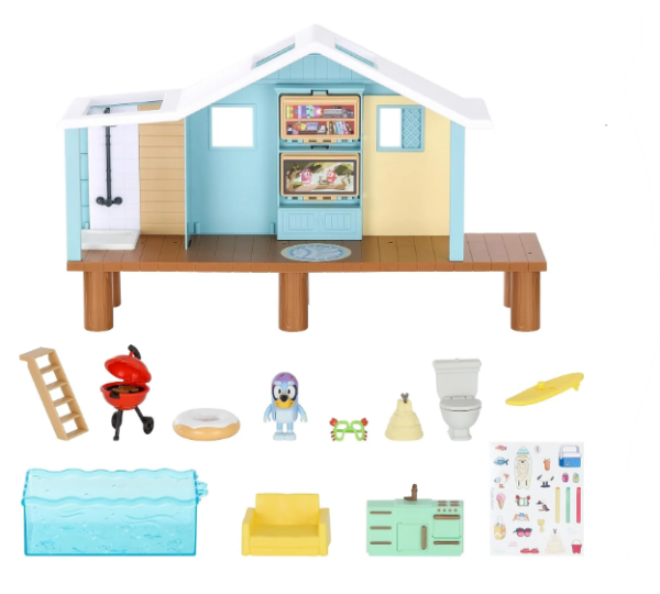 Bluey - Bluey's Beach Cabin Playset