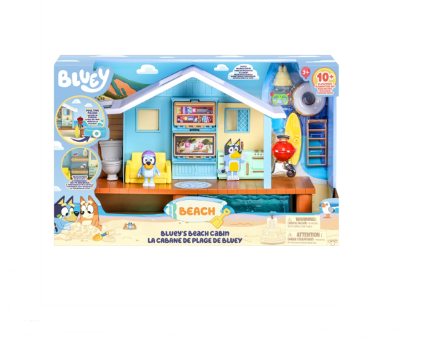 Bluey - Bluey's Beach Cabin Playset