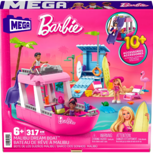 MEGA Barbie Malibu Dream Boat Building Set