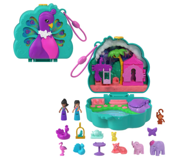 Polly Pocket Peacock Garden