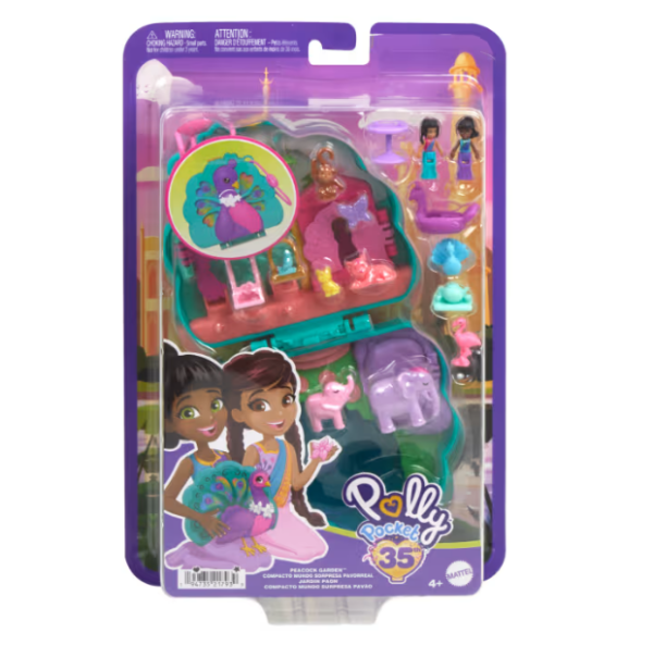 Polly Pocket Peacock Garden