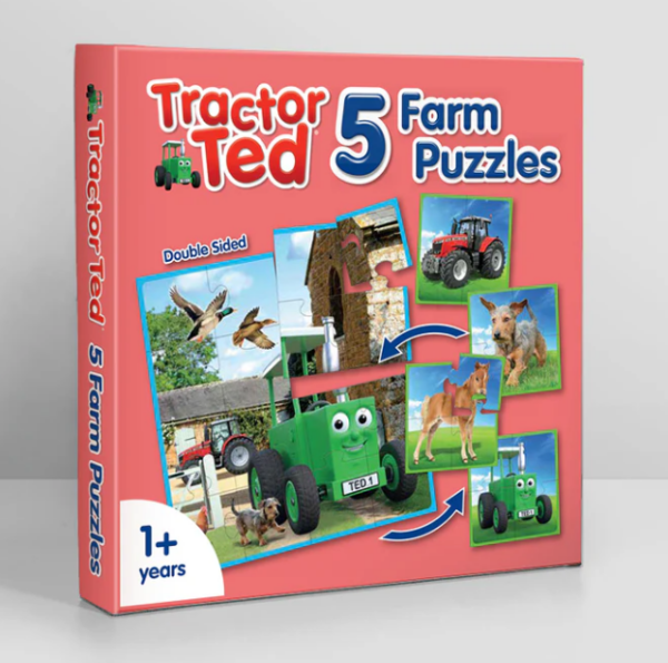 Tractor Ted 5 Farm Puzzles