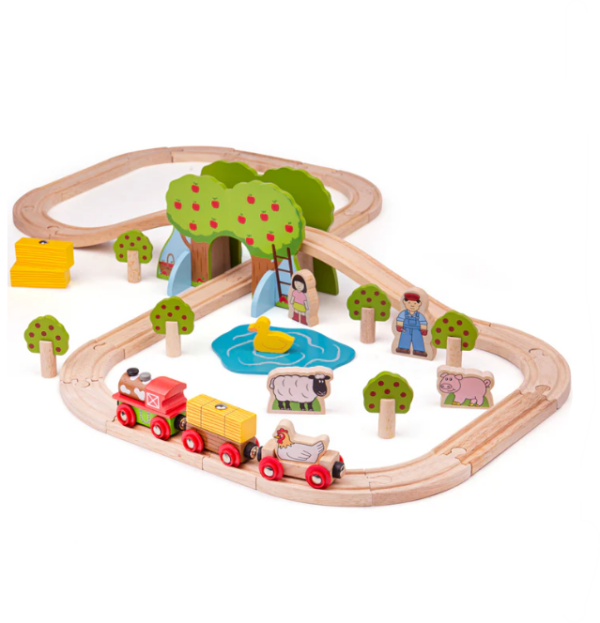 BigJigs Farm Train Set