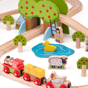 BigJigs Farm Train Set