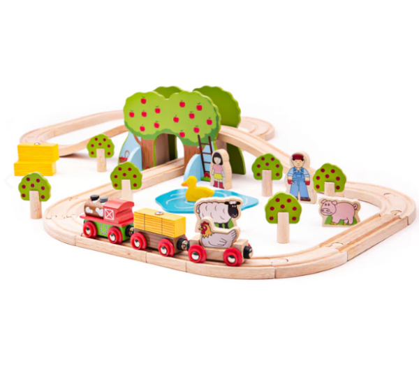 BigJigs Farm Train Set