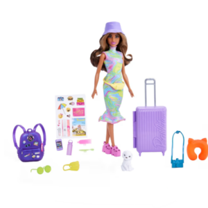 Barbie Travel Doll with Stickers